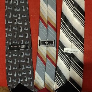 Kenneth Cole, J. Garcia, and Pierre Cardin Ties